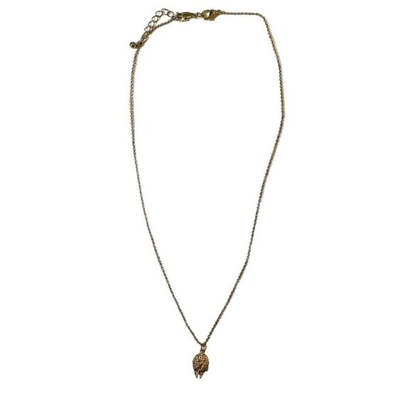 Disney Star Wars Millennium Falcon Gold Charm Necklace Dainty Sci-Fi Fan Jewelry - Picture 1 of 4